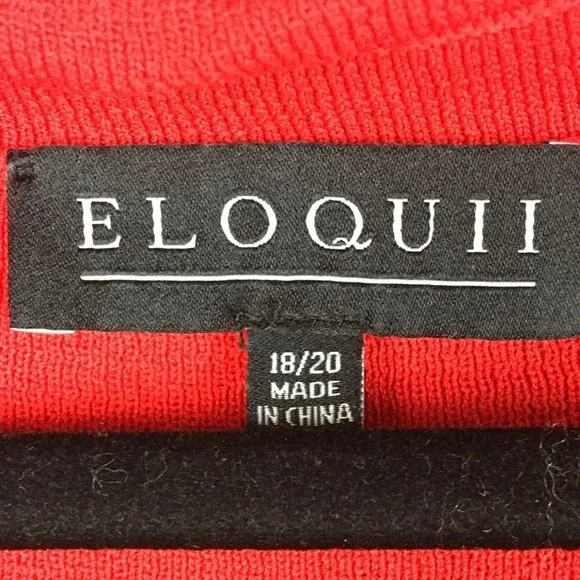 ELOQUII Open Neckline Slinky Size 18/20 - Picture 7 of 9